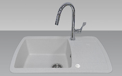 Мийка гранітна прямокутна Adamant OPTIMAX 780х500х200, Old stone 10