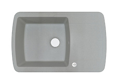 Мийка гранітна прямокутна Adamant OPTIMAX 780х500х200, Світло-сірий 09