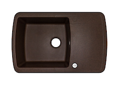 Мийка гранітна прямокутна Adamant OPTIMAX 780х500х200, Мокко 12