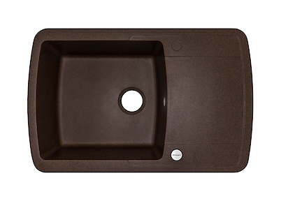 Мийка гранітна прямокутна Adamant OPTIMAX 780х500х200, Мокко 12