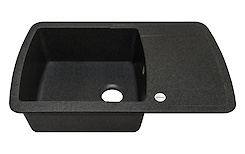 Мийка гранітна прямокутна Adamant OPTIMAX 780х500х200, Графіт 13