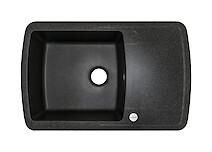 Мойка гранитная прямоугольная Adamant OPTIMAX 780х500х200, Графит 13