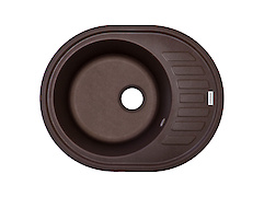 Мийка гранітна овальна Adamant OVUM 620х500х200, Коричневий 05