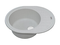 Мийка гранітна овальна Adamant OVUM 620х500х200, Old stone 10