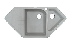 Мийка гранітна кутова Adamant SPIRIT 1000х500х225, Old stone 10