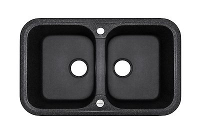 Мийка гранітна прямокутна Adamant NEW LINE Plus 980х500х230, Чорний 03