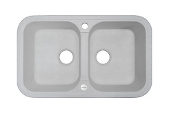 Мийка гранітна прямокутна Adamant TWINS 770х470х190, Old stone 10