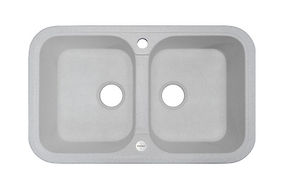 Мийка гранітна прямокутна Adamant TWINS 770х470х190, Old stone 10