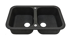 Мийка гранітна прямокутна Adamant NEW LINE Plus 980х500х230, Графіт 13