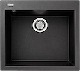 Мойка гранитная квадратная Adamant UNIVER 560х500х240, Черный 03