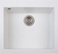 Мийка гранітна квадратна Adamant UNIVER 560х500х240, Світло-сірий 09