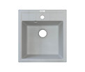 Мойка гранитная квадратная Adamant BRICK 460х515х200, Old stone 10