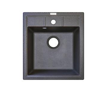 Мийка гранітна квадратна Adamant BRICK 460х515х200, Сірий 04