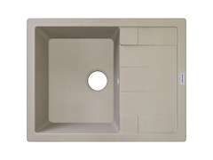 Мийка гранітна прямокутна Adamant ANILA 650х500х200, Сахара 02