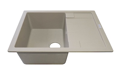 Мийка гранітна прямокутна Adamant ANILA 650х500х200, Сахара 02