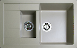 Мийка гранітна овальна Adamant ANILA PLUS 780х500х200, Сахара 02