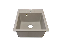 Мийка гранітна квадратна Adamant BRICK 460х515х200, Cахара 02