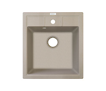 Мийка гранітна квадратна Adamant BRICK 460х515х200, Cахара 02