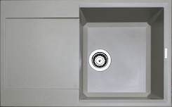 Мийка гранітна прямокутна Adamant HORIZON 790х500х230, Сахара 02