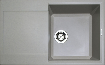 Мийка гранітна прямокутна Adamant HORIZON 790х500х230, Сахара 02