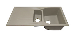 Мойка гранитная прямоугольная Adamant NEW LINE Plus 980х500х230, Сахара 02