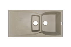 Мойка гранитная прямоугольная Adamant NEW LINE Plus 980х500х230, Сахара 02