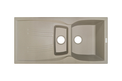 Мийка гранітна прямокутна Adamant NEW LINE Plus 980х500х230, Сахара 02