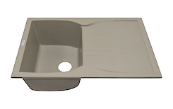 Мийка гранітна прямокутна Adamant NEW LINE 780х500х235, Сахара 02