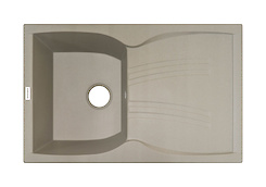 Мийка гранітна прямокутна Adamant NEW LINE 780х500х235, Сахара 02