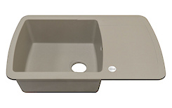 Мийка гранітна прямокутна Adamant OPTIMAX 780х500х200, Сахара 02