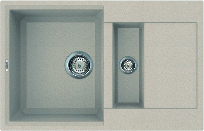 Мийка гранітна ELLECI EASY 325, 780х500х234, колір avena 51