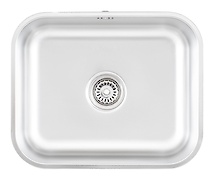 Мойка из нержавеющей стали прямоугольная INTERLINE UNDER PLUS 535х430х200, цвет нержавеющая сталь