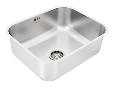 Мойка из нержавеющей стали прямоугольная INTERLINE UNDER PLUS 535х430х200, цвет нержавеющая сталь