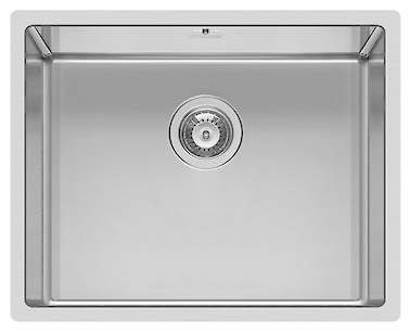 Мийка з нержавіючої сталі прямокутна ELLECI SQUARE 500 R14 540х440, колір нержавіюча сталь