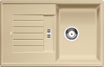 Мойка гранитная прямоугольная BLANCO ZIA 45 S, 780х500х190, цвет шампань