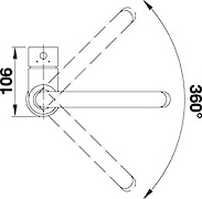 Змішувач BLANCO MIDA, колір шампань