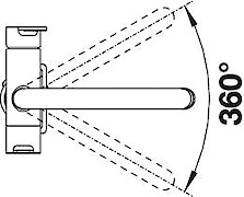 Змішувач BLANCO TRIMA, колір хром