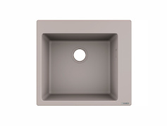 Мийка гранітна HANSGROHE S510-F450 вбудована мийка 560х510х205, колір Concrete Grey