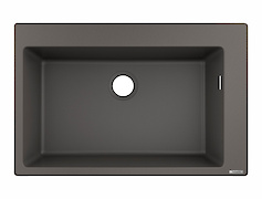 Мийка гранітна HANSGROHE S510-F660 вбудована мийка 770х415х205, колір Stone Grey