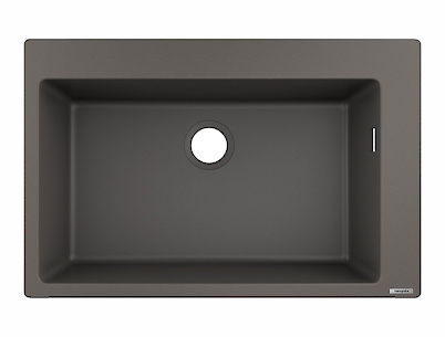 Мойка гранитная HANSGROHE S510-F660 встраиваемая мойка 770х415х205, цвет Stone Grey