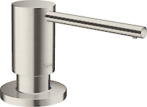 Дозатор для мыла и лосьона HANSGROHE A41, цвет нержавеющая сталь