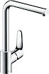 Смеситель HANSGROHE FOCUS, с поворотным L-образным изливом на 3 положения 31817000, цвет хром