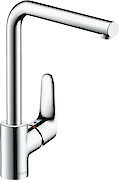 Смеситель HANSGROHE FOCUS, с поворотным L-образным изливом на 3 положения 31817000, цвет хром