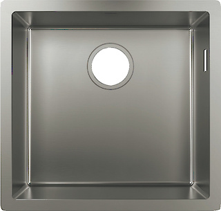 Мийка з нержавіючої сталі прямокутна HANSGROHE S719-U450 550х500х190, колір нержавіюча сталь