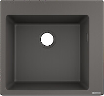 Мойка гранитная HANSGROHE S510-F450 встраиваемая мойка 560x510x205, цвет stone grey