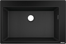 Мойка гранитная HANSGROHE S510-F660 встраиваемая мойка  770x510x205, цвет graphite black