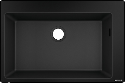 Мийка гранітна HANSGROHE S510-F660 вбудована мийка 770x510x205, колір graphite black