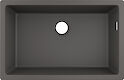 Мойка гранитная HANSGROHE S510-U660 под столешницу 710x450x205, цвет stone grey