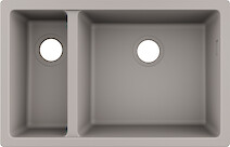 Мойка гранитная HANSGROHE S510-U635 под столешницу 710x450x205, цвет concrete grey