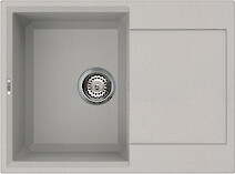 Мойка гранитная ELLECI  EASY 135, 680х500х230, цвет aluminium 79